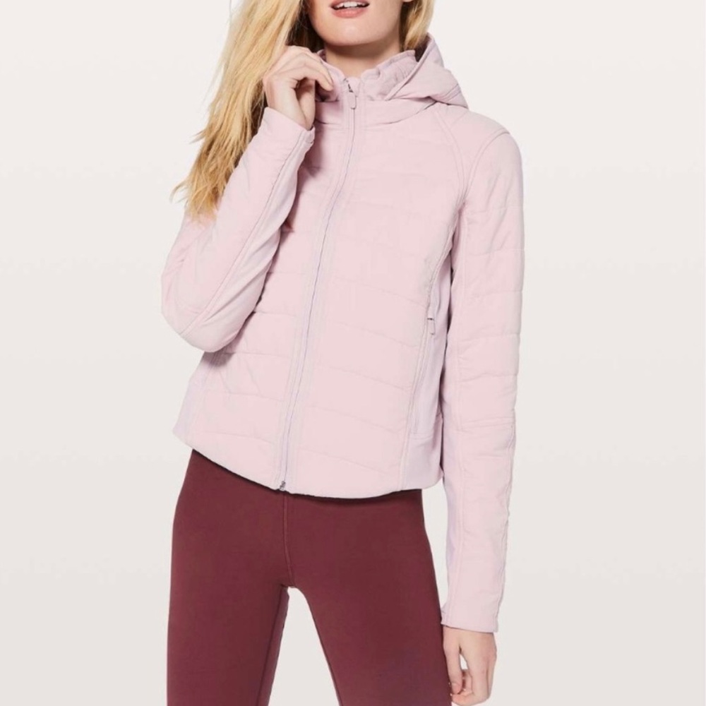 LULULEMON Push Your Pace Jacket 4 Porcelain Pink Run